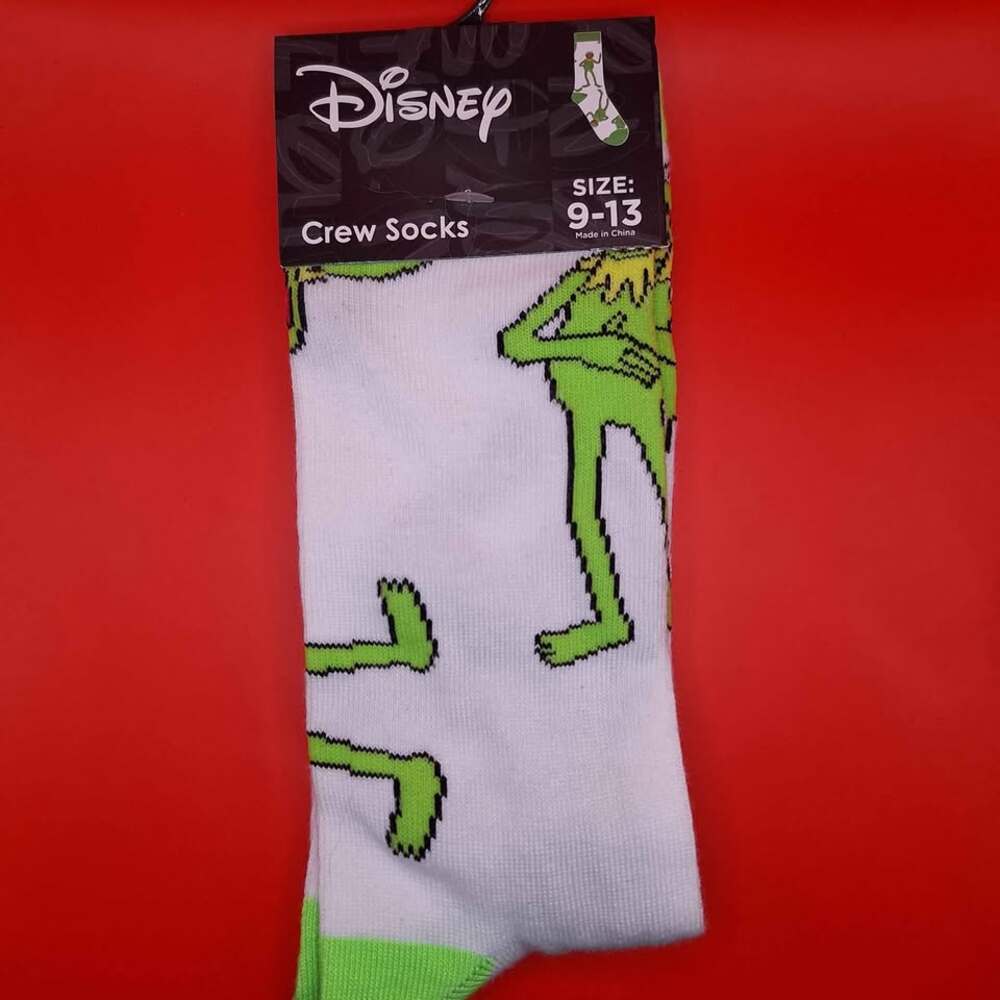 Disney Kermit the Frog Adult Socks Size 9-13